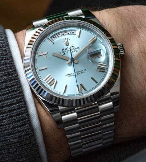 platinum rolex day date price|day date 40 platinum price.